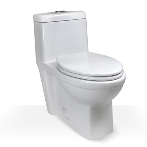 Comfort Height Skirted One Piece Toilet
