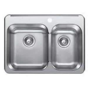 B212 20 Gauge Stainless Double Sink