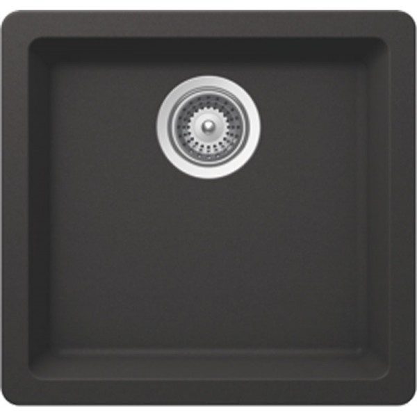 B306 Virtuo Granite Pearl Black Sinks - Single Bowl
