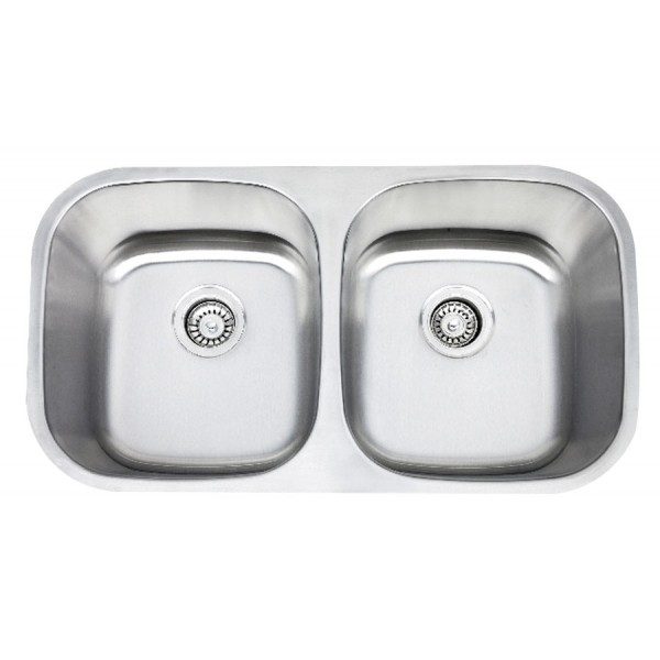 B411 16 Gauge Stainless Double Sink CA