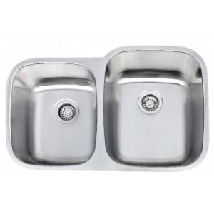 B814-R Stainless Steel Undermount Double Bowl