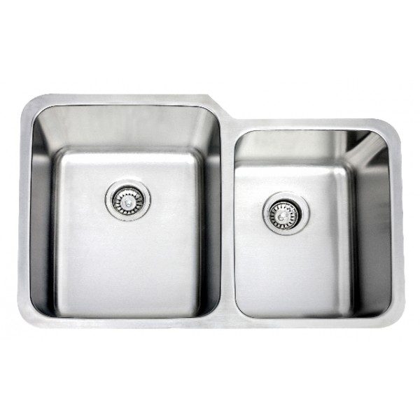 B820 16 Gauge Stainless Double Sink