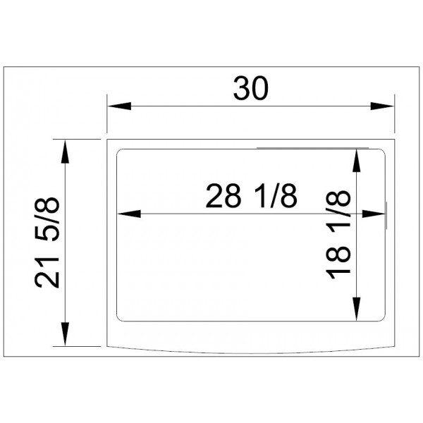B923 Apron Front Sink with 15mm Radius Corners (2)